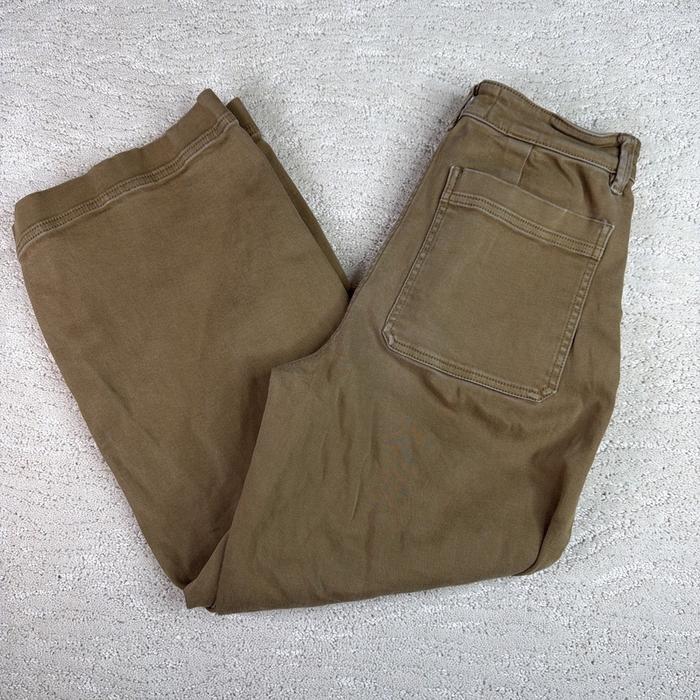 Women's Everlane‎ Size 4 Brown Wide Leg Cropped Pants
